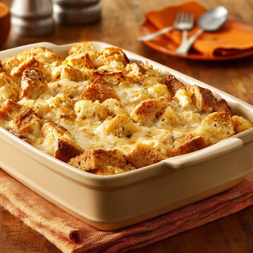 Master Savory Bread Pudding: Crispy Top, Moist Center